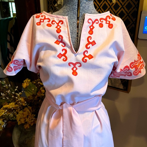 Penny LeRoy South African Tribal designer vintage wrap dress - Picture 2 of 6